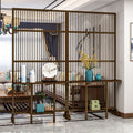 New chinoiserie screen partition living room bedroom foldablemovable hotel office simple modern simple blocking entrance
