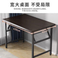 Folding table portable storage table rectangular computer table rental room small apartment dining table writing table office desk