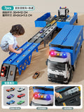 Children's transforming big truck track ejection car 6 storage container engineering vehicle container 8 boy toy 3 years old 5