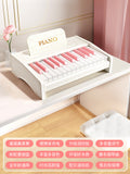 Wooden mini piano kids toy for boys and girls, 37-key electronic keyboard, early music education instrument, professional baby birthday gift