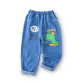 Jeans spring & fall styles for toddlers and young children,  new collection, boys' and girls' printed loose-fit casual straight-leg pants