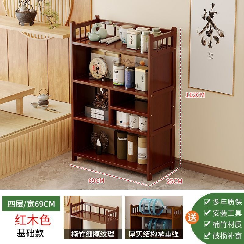 New chinoiserie bogu rack small tea cabinet tea set storage rack tea display rack tea rack tea room tea cabinet ornaments
