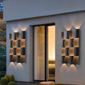 Outdoor wall light villa solar waterproof garden light outdoor entrance exterior wall art creative landscape atmosphere wall lamp