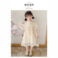 Girls' cheongsam dress - new  summer collection: elegant, chic, chinese style, baby hanfu - exquisite and adorable