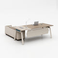 Modern minimalist executive desk manager office desk executive office table stylish boss desk office desk and chair set