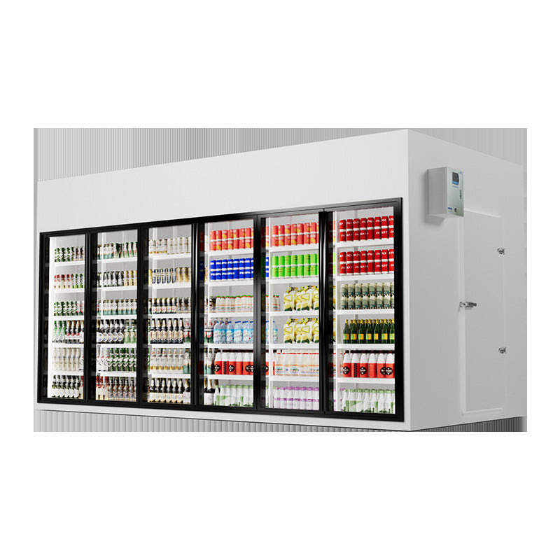 Supermarket back-up cold storage equipment, commercial display cold storage display cabinet, air curtain cabinet, fresh-keeping cabinet, freezer