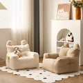 Kids' sofa - baby & toddler cute bear bean bag chair - sit & lie down reading cartoon mini seat