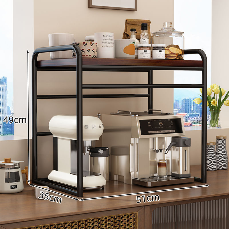 Coffee machine desktop storage rack tea bag coffee storage rack with drawer pull-out new arrival countertop multi-layer storage rack