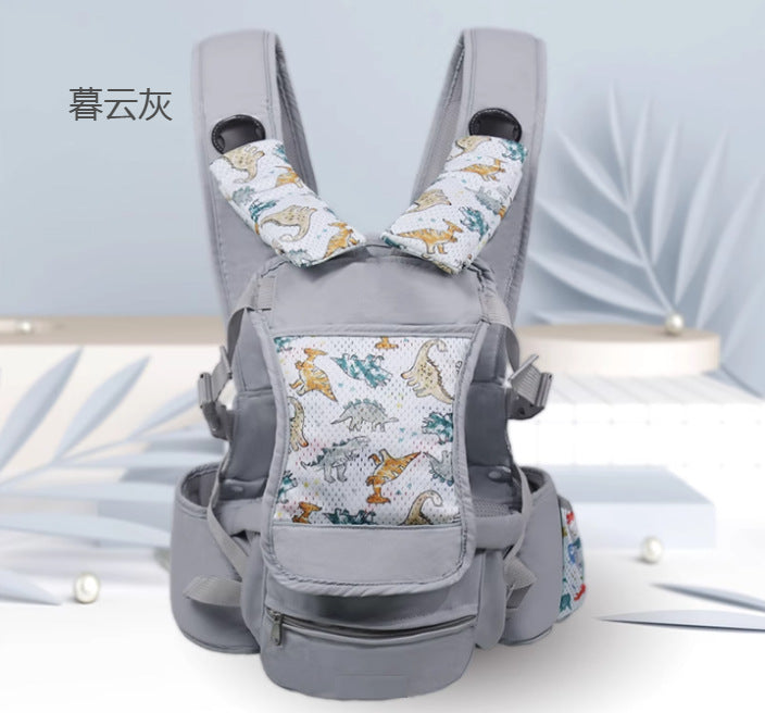 Baby waist stool all year round stool baby carrier front and rear dual-use hug support outing baby handy gadget baby and child breathable