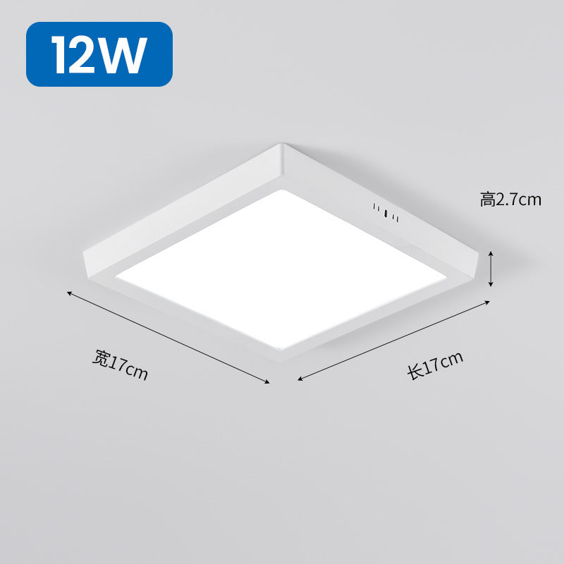 [Strict selection] Aisle light, corridor bedroom LED three-proof ceiling light, modern simple bathroom waterproof balcony light