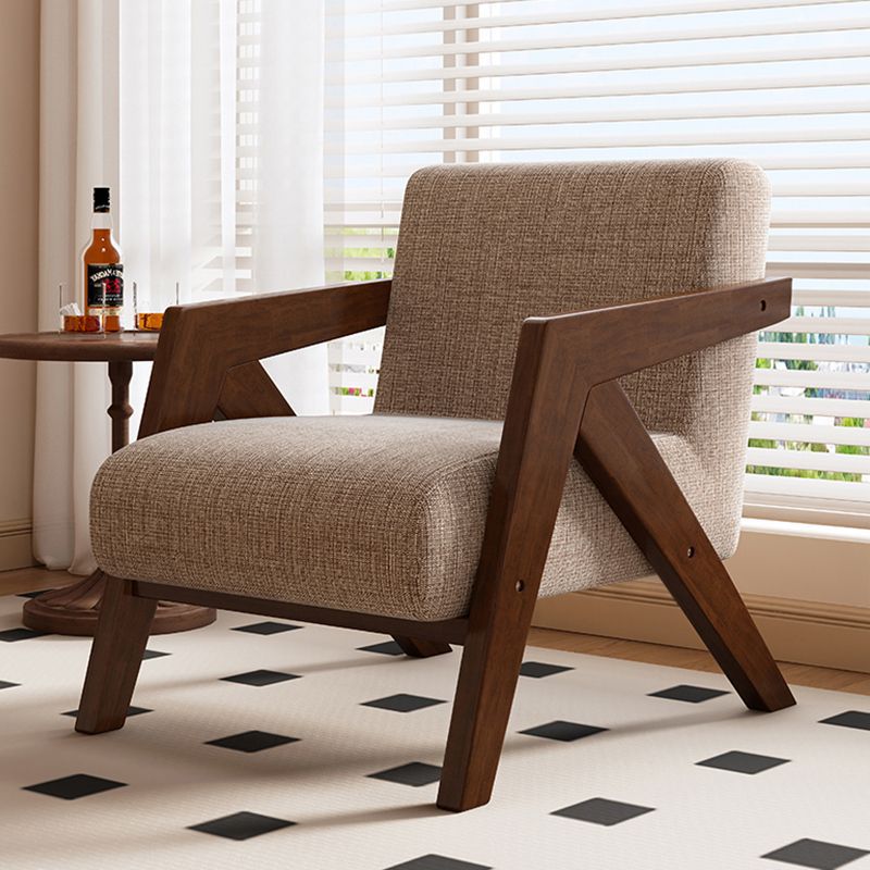 Single sofa chair popular richard solid wood lazy sofa milk tea shop coffee shop table and chair combination b&b sofa