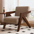 Single sofa chair popular richard solid wood lazy sofa milk tea shop coffee shop table and chair combination b&b sofa