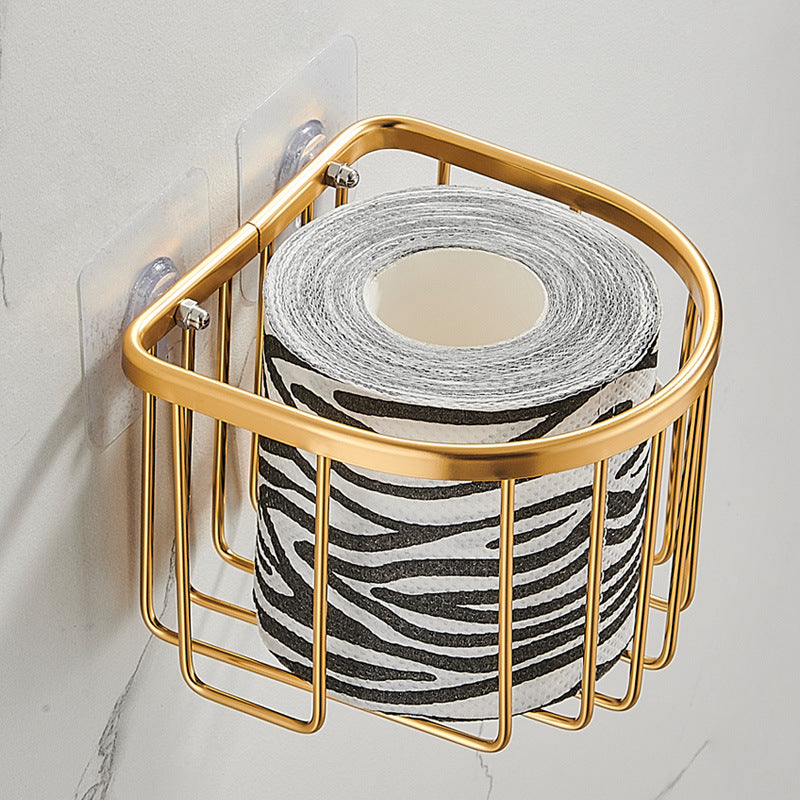 No punching toilet tissue box toilet toilet toilet paper roll paper toilet paper toilet paper storage wall-mounted rack