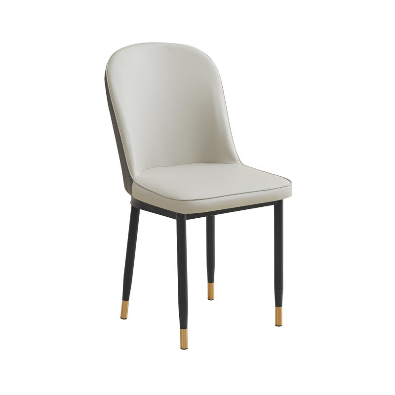 Luxury dining chair - home & hotel use - leather seating - direct from manufacturer - multiple colors available - belle chair - reception chair
