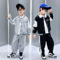 Boys' baseball outfit set - spring/autumn  new style - trendy kids' spring clothes - fashionable baby autumn/winter sportswear