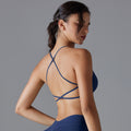 European and american seamless yoga bra - quick-dry, sweat-wicking, compression sports bra - running, fitness, tank top, beautiful back yoga top for women