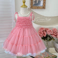 summer girls' dress - stylish tutu puffy kids' sundress - soft tulle princess dress - clearance sale on discontinued sizes