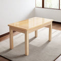 Solid wood dining table rectangular small apartment dining table combination table and chairs dining table and chairs casual modern table for home noodle shop