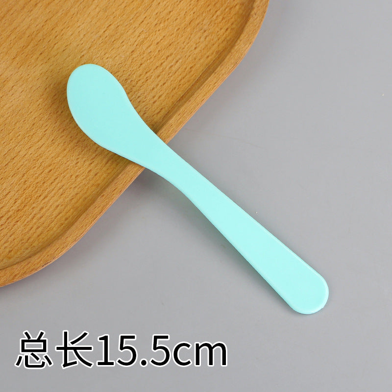 Wholesale facial mask applicator spatula set: plastic beauty mixing, stirring, scraping, and smoothing tools for face, body, and eye creams - crescent shaped spoons included