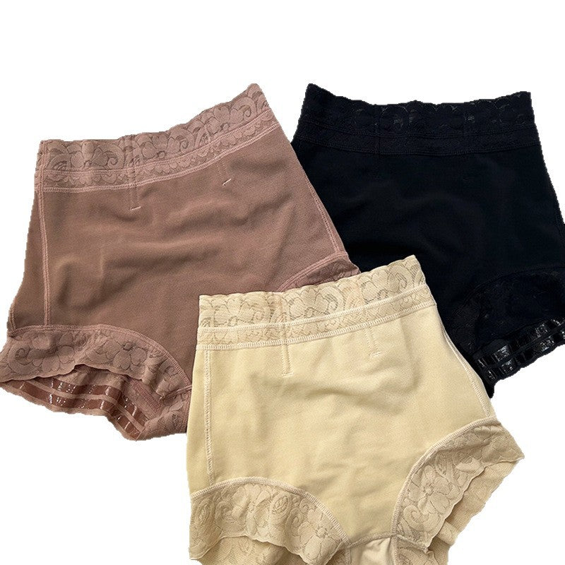 plus size boxer tummy control pants, women's summer waistband body shaping, thin low-waist butt lift tummy control pants