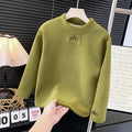 Long sleeveskidsgirlslooseletter bottom sweatshirt stylespring & fallprintingnew arrivalthickened baby boystops