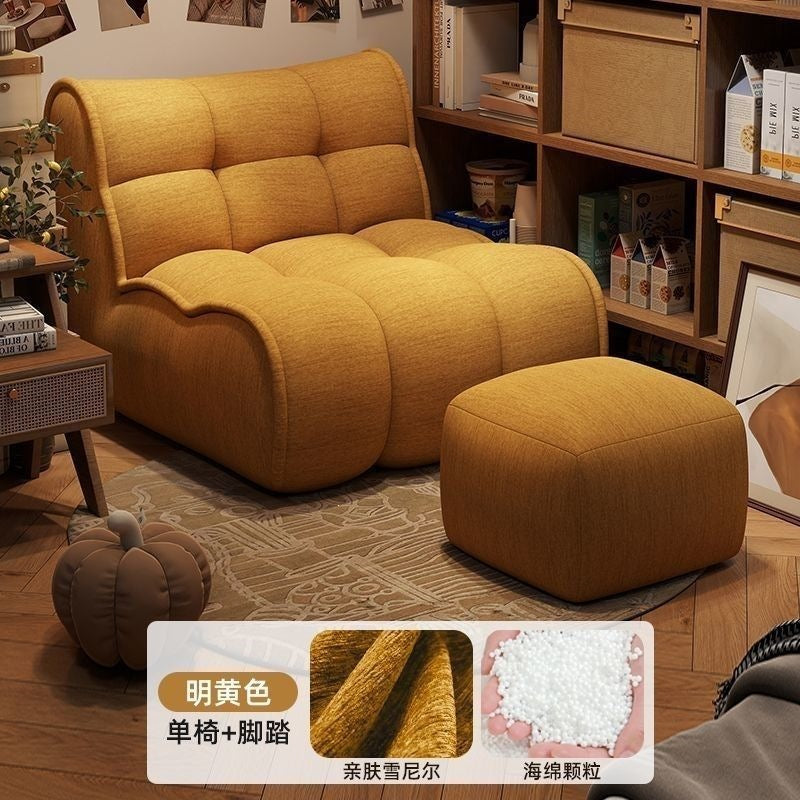 Lazy sofa single retro tatami sofa chair living room small sofa for homeplaid sofa chair small apartment