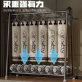 Clothes drying rack thickened floor-standing for home clothes drying rack balcony bedroom hanging clothes rack simple indoor single pole coat rack