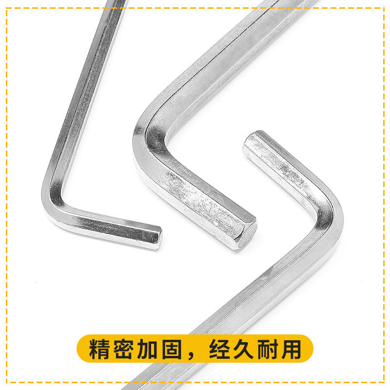 Ball Wrench Tool Hexagonal Ball Wrench Extended Nickel Plated Manual Small Wrench M2/M3/M4/M5/M6