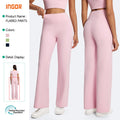 New arrival: eco-friendly high-waisted yoga flare pants for women - dance, workout, wide leg, casual, butt-lifting, fitness