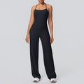 High-waisted, butt-lifting, cloud-soft, quick-drying yoga set featuring a sexy camisole and racerback design. perfect for outdoor activities, casual wear, running, and fitness