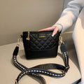 This year's trendy women's bags: 2025 new arrival, stylish diamond-quilted embroidered shoulder bag, versatile and elegant crossbody bag, dropshipping available