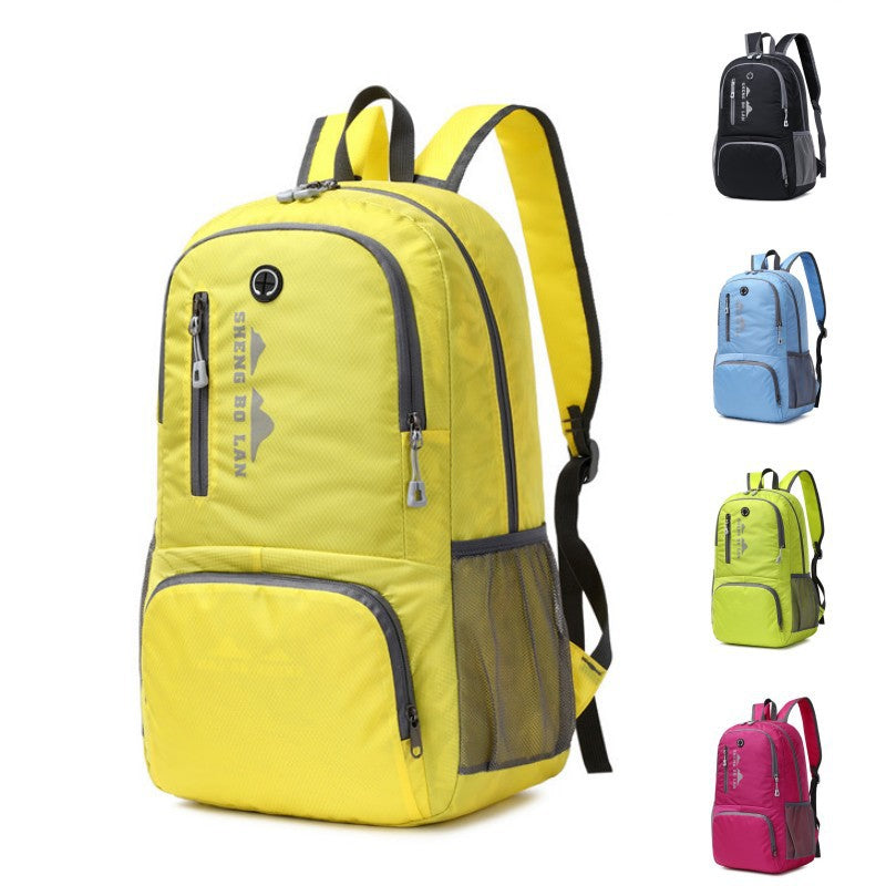 Outdoor backpack hiking bag large capacity new lightweight portable folding backpack travel storage bag sports backpack