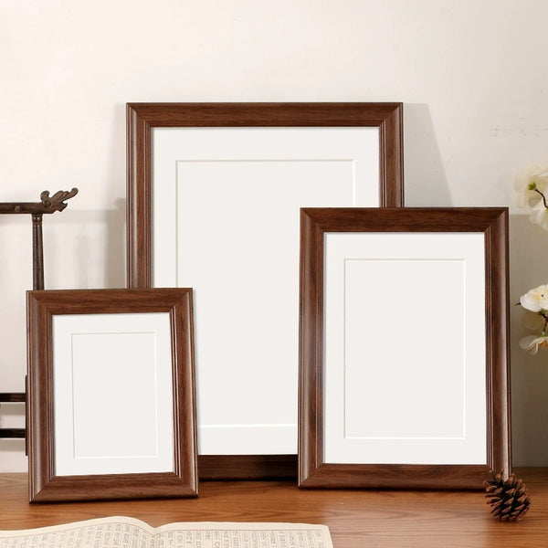 Photo frame empty frame A3a4 desktop table setting calligraphy and painting calligraphy picture frame mounted four 4K open 8 puzzle outer frame wall hanging DIY