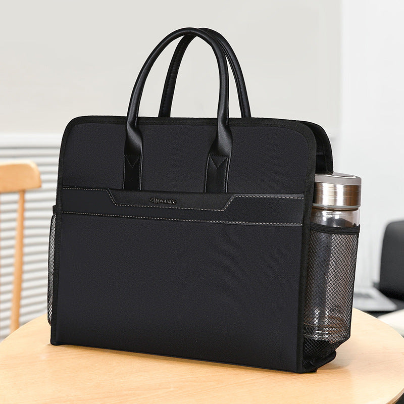 Self-Youxin Briefcase Oxford Cloth File Bag Tote Bag Business Men's Briefcase Large Capacity Conference Bag 237