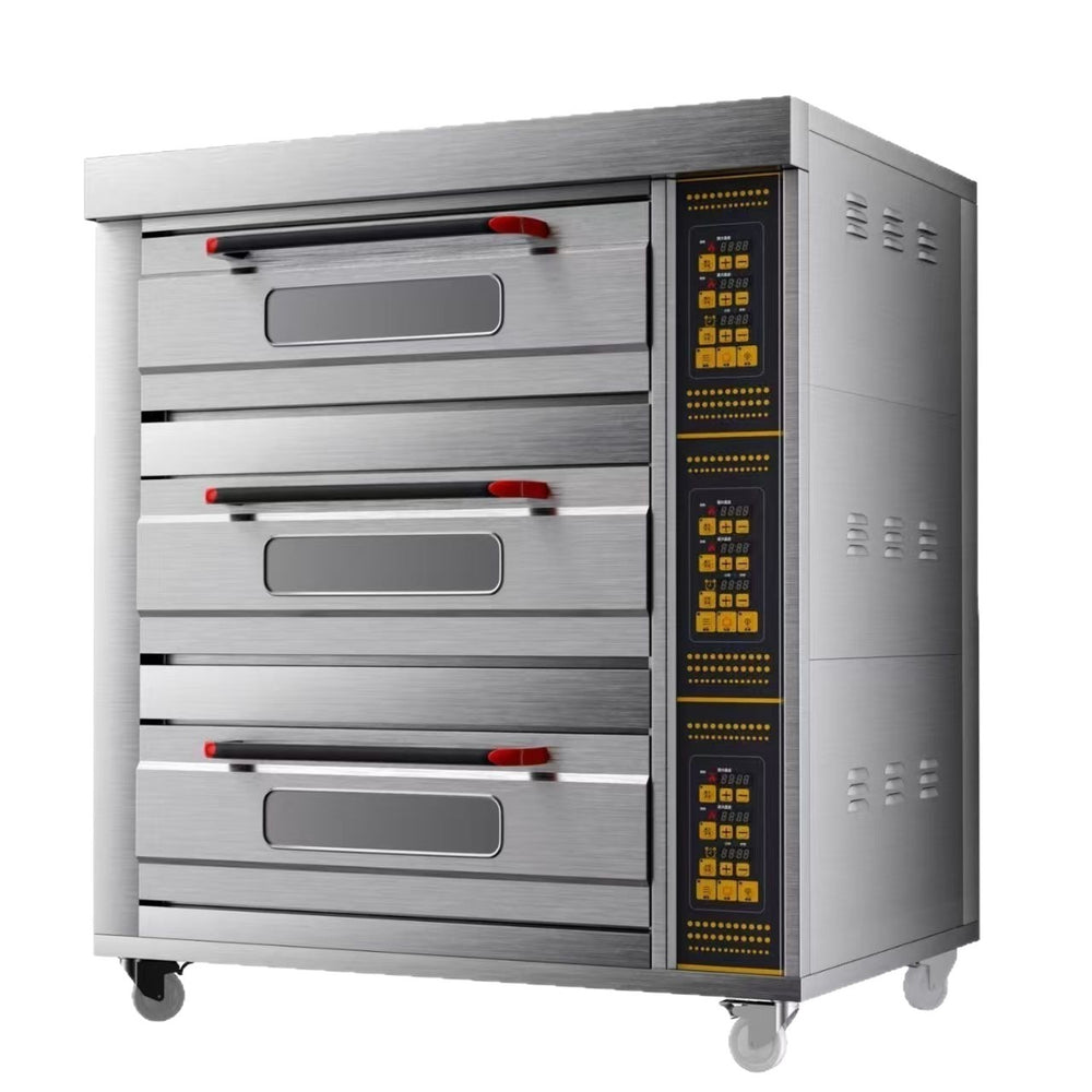 Electric oven, commercial stall, large capacity, one floor, two floors, baking, large bread, pizza, cake, gas oven