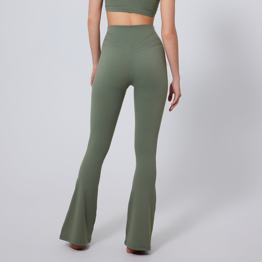 European and american high-waisted wide-leg yoga pants - customizable butt-lifting, tummy-control, flare leg sport leggings for women - direct from the source factory, custom designs welcome