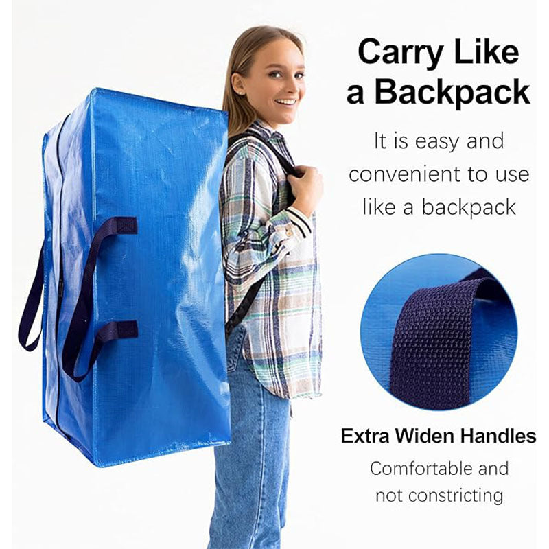 Storage bag for quilts and clothes, portable shoulder moving bag, large-capacity waterproof luggage in household dormitory.