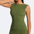 European and american eco-friendly fabric yoga tank top - slim fit, sexy, sleeveless, quick-dry activewear for outdoor exercise and fitness