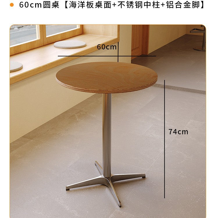 Customized factory direct sales wholesale industrial style coffee shop tables and chairs leisure afternoon tea restaurant Internet celebrity milk tea shop tables and chairs