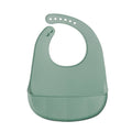 Baby bibs baby eating pockets waterproof and spill-proof food grade silicone supplementary food tableware leak-proof silicone bibs