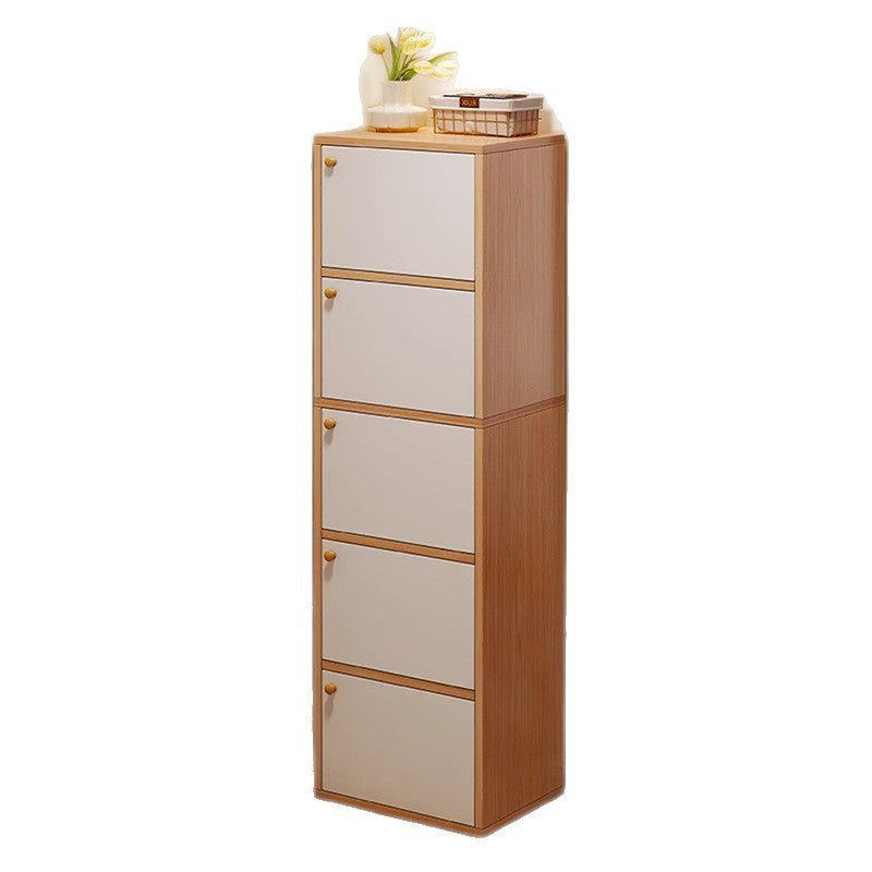 Narrow shoe cabinet Home door shoe rack Large capacity dustproof Simple shelf Corner storage Foyer cabinet Large shoe box