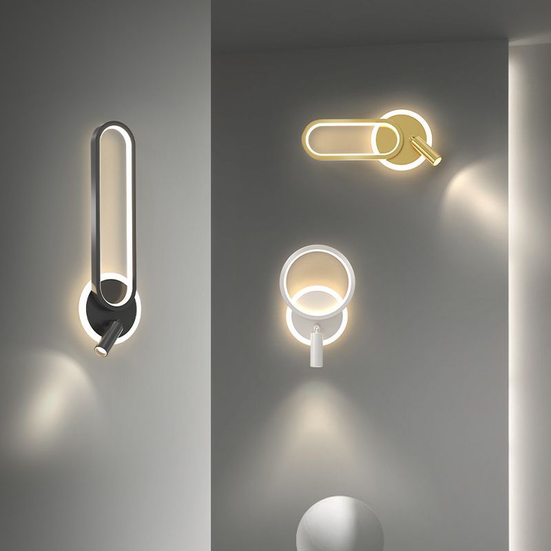 Wall lamp wall lamp bedside lamp bedroom master bedroom aisle staircase with spotlight reading wall lamp sofa background wall lamp