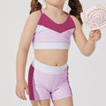 New women's printed yoga outfit set for mother and daughter - premium feel, tight-fitting pilates fitness top