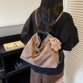 2025 new autumn/winter large capacity shoulder bag, crossbody, casual tote bag - niche design, high quality, versatile backpack
