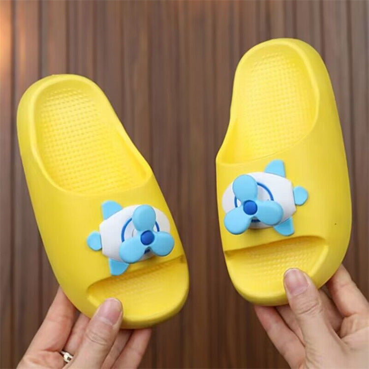 2024 kids' slippers - summer home, girls' cartoon indoor/outdoor, bathroom baby slippers, ages 3-9, cute sandals