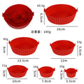 hot-selling silicone baking pan, high temperature resistant air fryer, easy to clean round baking mold, for home silicone baking pan