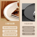 Coffee table living room for home creative sofa side table accessible luxurysense of design iron small apartment round table bedside table replacement