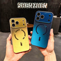 Large viewing window changes to 17 in seconds, suitable for apple 17pro mobile phone case 16iphone15magsafe magnetic suction new style