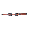 60061#   fashion retro carved double-ended buckle belt - european and american style versatile women's waist belt