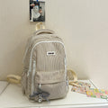 Spring outing high-looking plaid school bag for female junior high school students k-style ins style forest style easiest for match campus simple girl style double